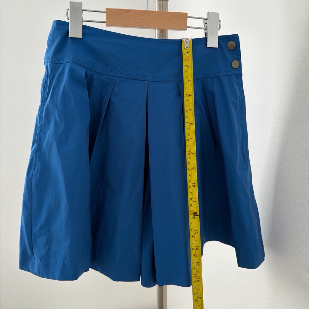 Uniqlo Bright Blue Pleated Skirt